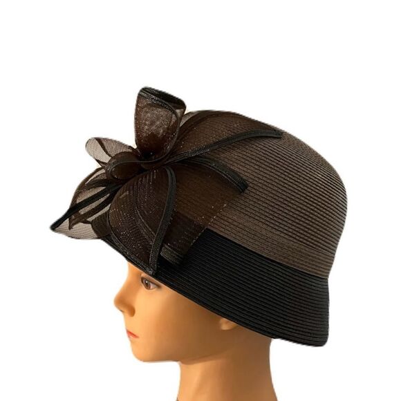 August Collections cloche Kentucky derby hat main image 10